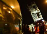 Корад се разби в контролната кула на пристанището в Генуа, Снимка: AP