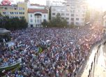 Протестите в София от високо (видео)