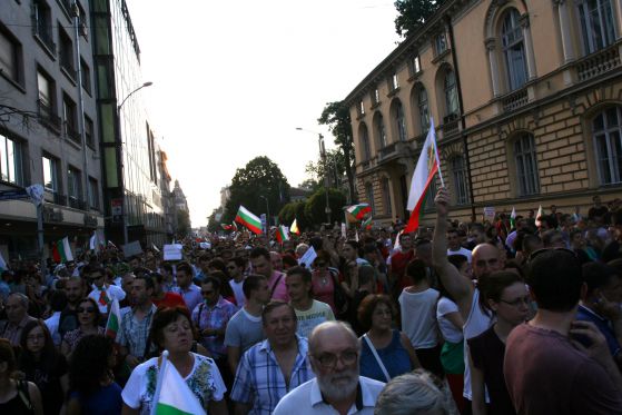 Протестът  ден седми Снимка: Сергей Антонов