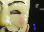 Провокаторите ползват маските на "Анонимните" за прикритие. Снимка: Булфото