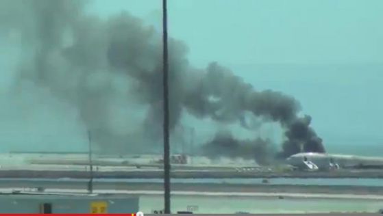 Катастрофа на Боинг 777 в Сан Франциско (обновена   видео)