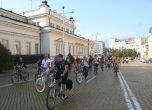 Протест с велосипед  Снимка: Сергей Антонов/Архив