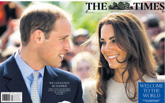 Как британските медии отразиха раждането на бебето на Уилям и Кейт. Снимка: guardian.co.uk