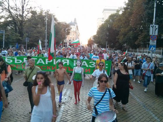 Бяло, зелено, червено (протестът в снимки)