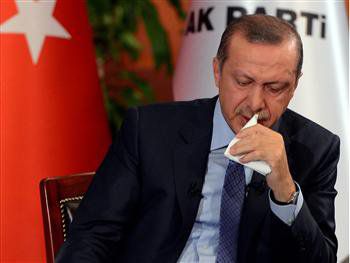 Ердоган плаче в ефир