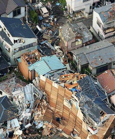 Торнадо в Източна Япония, Снимка: Reuters 