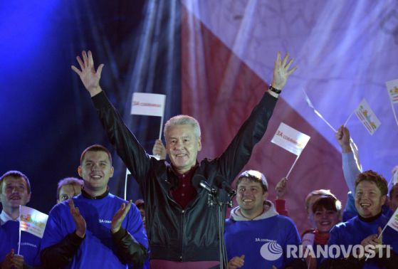 Сергей Собянин спечели първите от 10 г. кметски избори в Москва