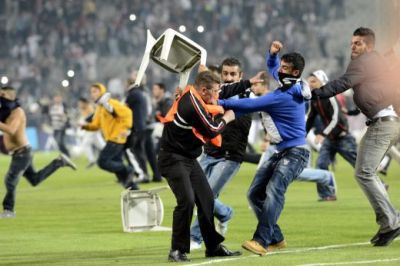 Невиждано меле на мач от турската лига (видео)