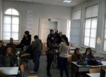 Окупацията на Зала 13 във Факултета по журналистика на СУ Снимка: Николаос-Теодорос Цитиридис