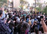 Продължаваме с окупацията, заявиха студентите от Софийския университет  Снимка: Сергей Антонов