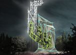 3D светлинно шоу върху паметника пред НДК (видео)