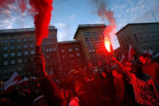 Протестът във Варшава, Снимка: Reuters