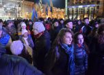 Протест в украинската столица Киев. Снимка: Тихомира Методиева / Булфото 