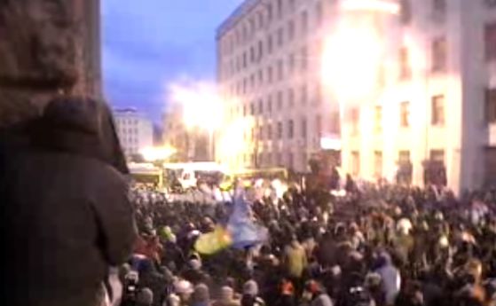 Протест в Киев