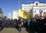 Протести срещу готвения закон за МВР на 05.12. 2013г.   Снимка: Сергей Антонов