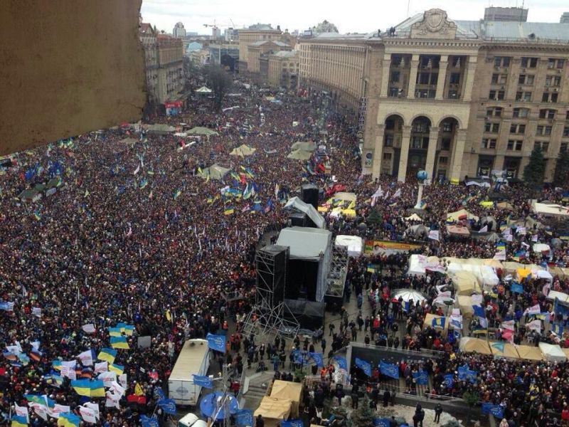 Протестът в Киев