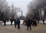 Руската полиция разгони мирно събиране във Волгоград.