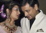 Сунанда Пушкар и съпругът й. Снимка: AP