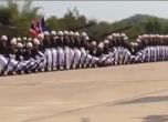 Вижте как армията в Тайланд репетира за своя парад