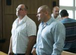 Осъдените братя Галеви - Ангел Христов и Пламен Галев, на 4 и 5 години затвор. Снимка: БГНЕС