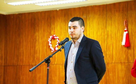 Кристалин Чавдаров на честването на патронния празник на СОУ 