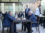 Бойко Борисов и Лютви Местан на кафе в Кърджали