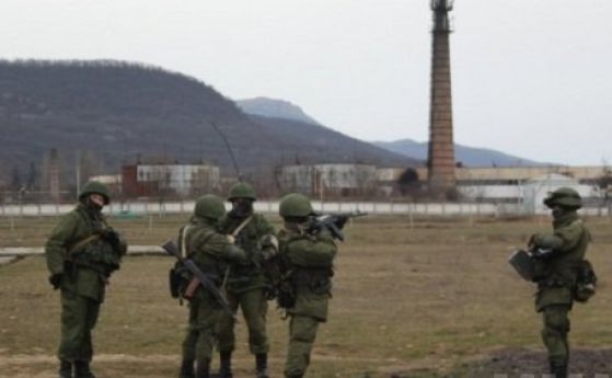 Руски военни части в Крим. Снимка: Архив