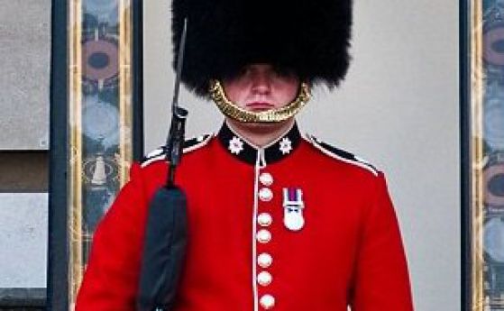Лондон: Кралски гард опря щик в гърлото на турист