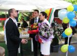 Антония Първанова започна еврокампанията навръх рождения си ден (снимки)