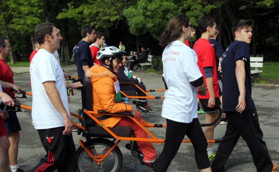 маратон, Южен парк, високопроходими колички, хора с увреждания, инвалидни колички