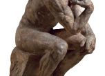 "Мислителят", голям модел, 1903 г. Оцветен гипс, 182 x 108 x 141 cм, S. 161. Париж, музей „Роден”. Фотограф: Кристиан Баража.