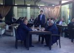 Бойко Борисов и Лютви Местан на кафе в Кърджали