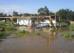 Потоп в къмпинг "Градина" край Созопол (снимки)