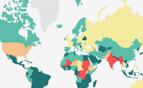 „Индипендънт”: Само 11 страни наистина живеят в мир