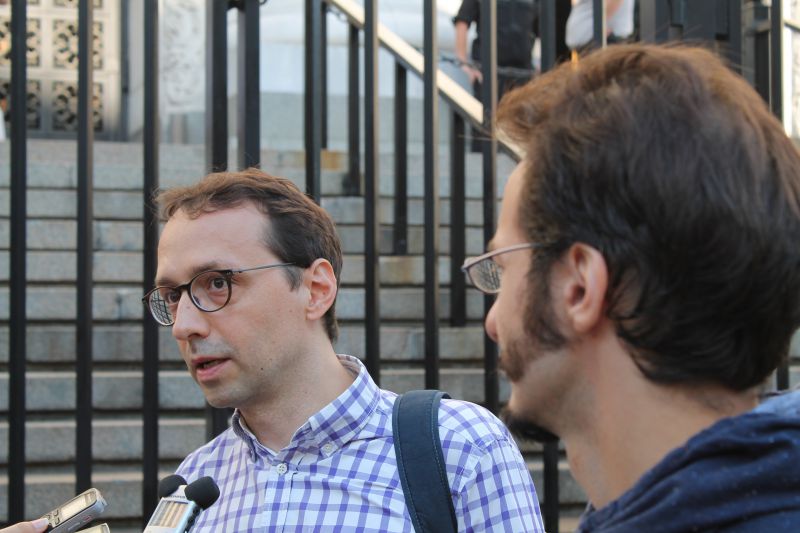 Журналисти на протест срещу прокуратурата