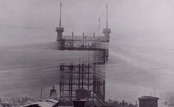Когато телеграфът е бил на мода, а кабелите над земята  (снимки) 