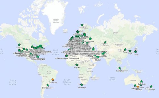 Рекорден брой секции в чужбина за вота на 5 октомври (карта)