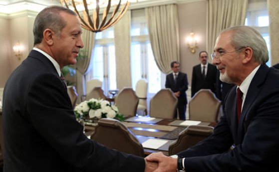 Местан на среща с Ердоган в президентския дворец  в Анкара