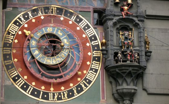 Часовниковата кула в Берн, Швейцария.