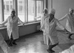 "Състезание по производствена гимнастика". Новокузнецк, Сибир, 1983 г.