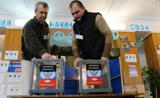 Сепаратистите провеждат избори в Донецк и Луганск