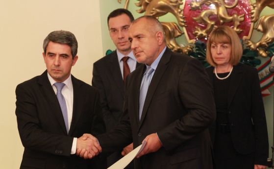 Борисов и лидерите на подкрепящите го партии ще обявят заедно кабинета
