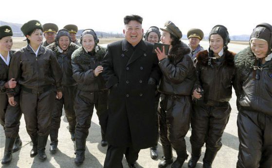 Лидерът на Северна Корея Ким Чен Ун.