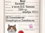 Руските комунисти обявиха котка за почетен борец срещу буржоазията (видео)