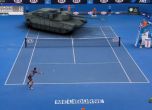 Джокович спечели мач срещу американски танк (видео)