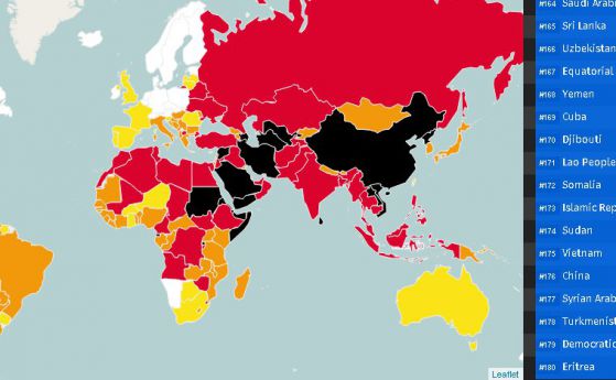 България се срина до 106-то място по свобода на словото, Уганда и Непал преди нас