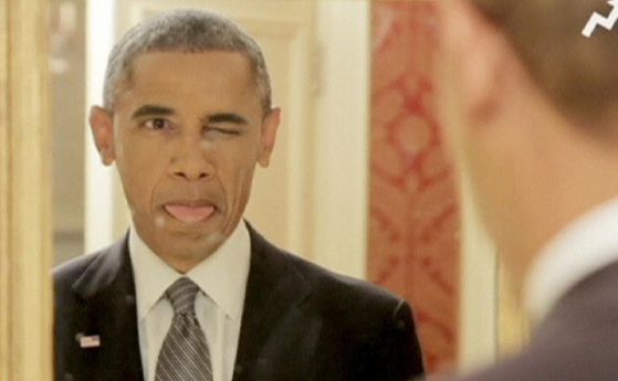 Какво прави Барак Обама, когато никой не го гледа (видео) 