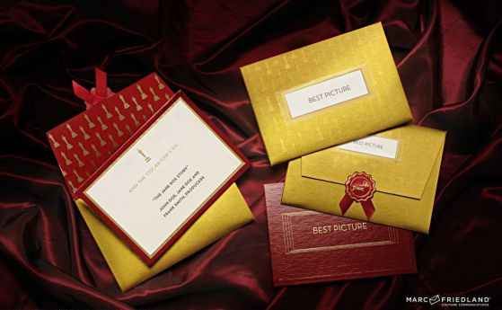 Как изглеждат отвътре пликовете с победителите на "Оскар"-ите (галерия)