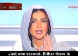 Ливанската водеща, която прекъсна интервю с шейх, обидил я в ефир (видео)