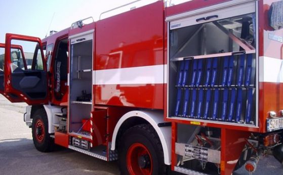 Автобус горя в Горна Оряховица